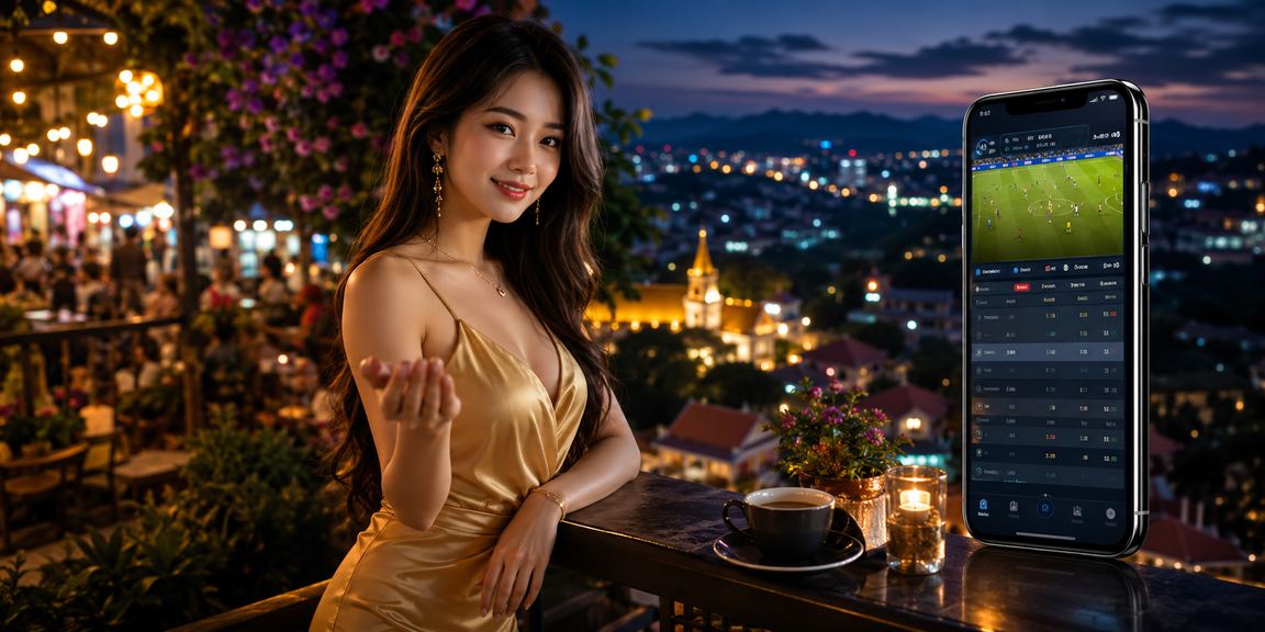 Người dùng tại Đà Lạt thao tác đăng ký trên điện thoại trong quán cà phê