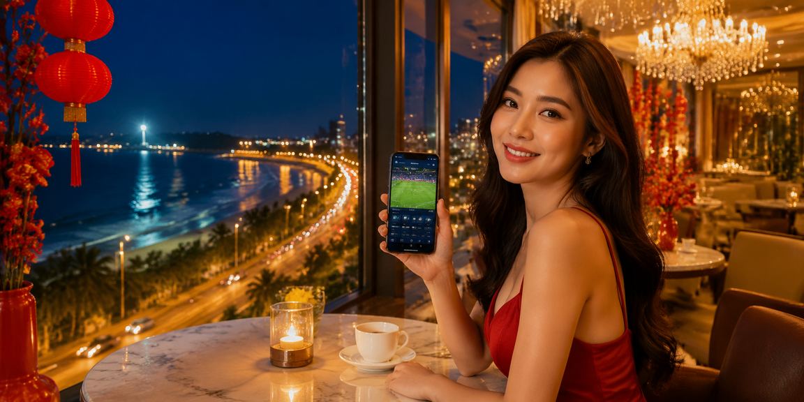Người dùng xem khuyến mãi thể thao tại quán cà phê Phan Thiết